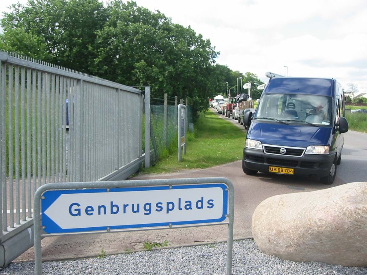 Bilkø til genbrugspladsen
